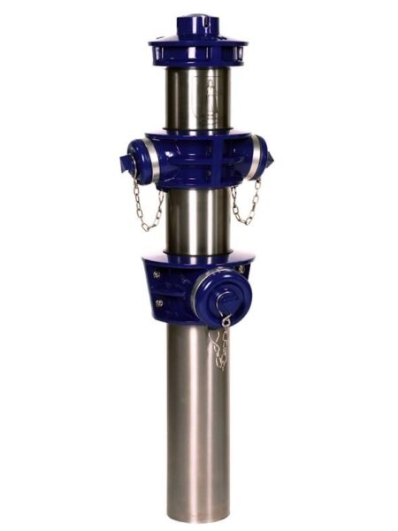 Hydrant nadzemný nerezový jednočinný | HUTIRA